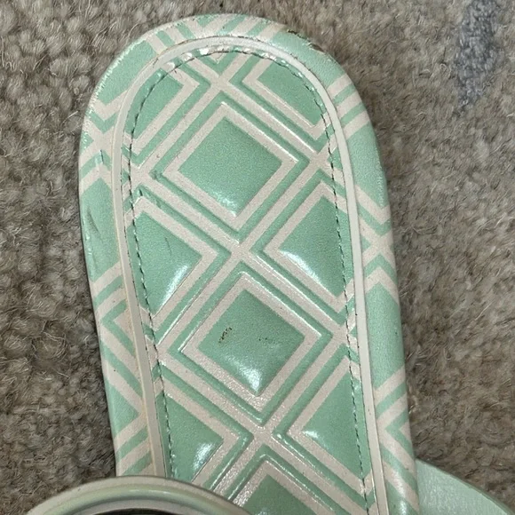 TORY BURCH METAL MILLER SANDAL
LEATHER/Printed/NEW IVORY/MEADOW - Picture 7 of 8